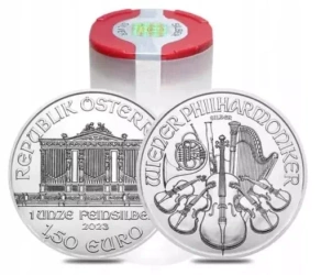 20 x srebrna moneta Wiedeński Filharmonik 2025 1 oz