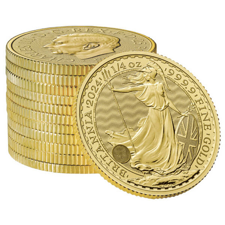 Złota moneta Britannia 2025/2026 1/4 oz (24h)