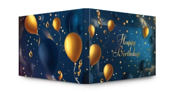 Opakowanie na sztabkę z pianką – Happy Birthday (24h)