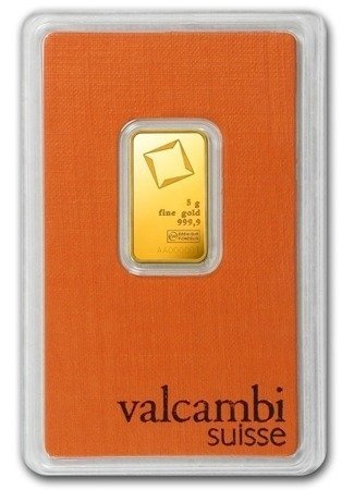 Sztabka złota CertiCard 5 g (48h) 