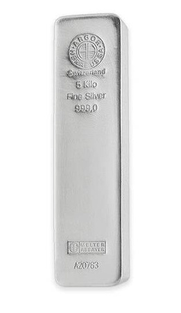 Sztabka / moneta srebrna II gatunek 5 kg (48h)