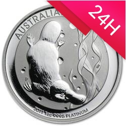 Platynowa moneta Australian Platypus 2015 1 oz (24h)