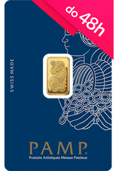 Sztabka złota PAMP 2,5 g (48h)