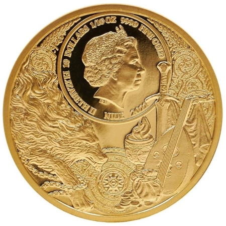 Złota moneta Miecz Przeznaczenia 10$ - Wiedźmin 2022 1/10 oz (24h)
