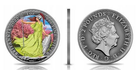 4 x moneta srebrna Britannia 1 oz - CZTERY PORY ROKU (24h)