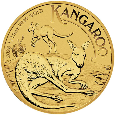 Złota moneta Australijski Kangur 2025 1/10 oz (24h)