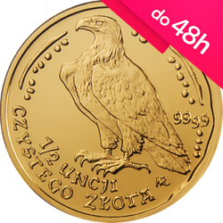 Moneta złota Orzeł Bielik 200zł 1/2 oz (48h)