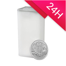 25 x moneta srebrna Royal Arms (24h)