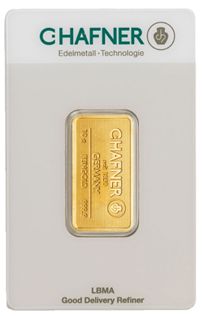 Sztabka złota CertiCard 10 g (48h) 