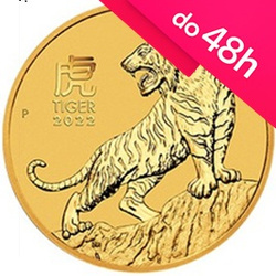 Złota moneta Rok Tygrysa 1/20 oz 2022 (48h)