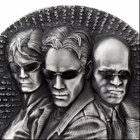 Moneta srebrna 5$ MATRIX (48h)