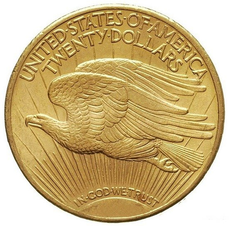 Moneta złota 20 dolarów "Saint Gaudens" (48h)