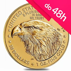 Moneta złota Amerykański Orzeł (nowy wzór) 1 oz (48h) 