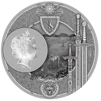 Monets srebrna CZAS POGARDY - WIEDŹMIN 5$ (48h)