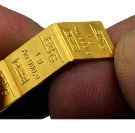 Sztabka 1g czystego złota 99,99%