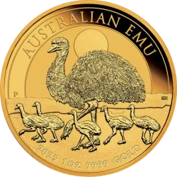 Złota moneta Australijski Emu 1oz 2025 (24h)