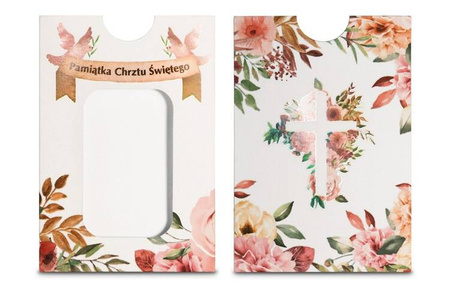 Blisterpack Okolicznościowy - Chrzciny - kolor różowy (48h)