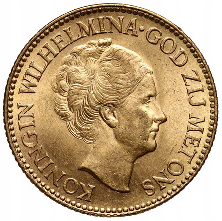 Złota moneta 10 guldenów (48h)