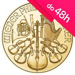 Moneta złota Wiedeński Filharmonik 1/25 oz (48h)