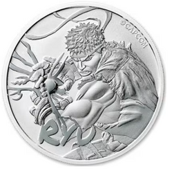 Srebrna moneta Street Fighter - RYU 2022 1 oz (24h)