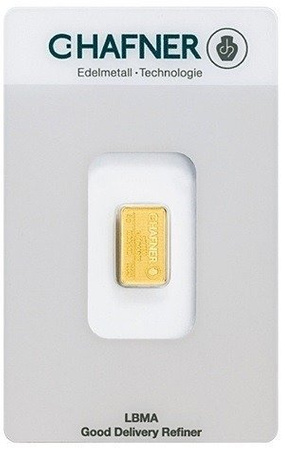 Sztabka złota CertiCard 2 g (48h)