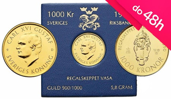 Moneta złota 1000 koron szwedzkich (48h)