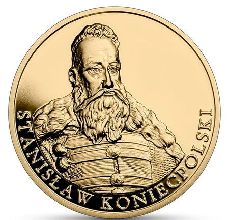 Złota moneta NBP 500 zł Stanisław Koniecpolski - Hetmani Rzeczypospolitej 1 oz (24h) 