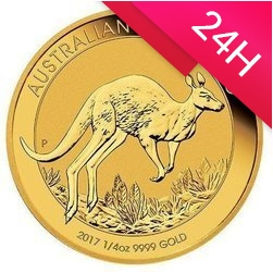 Złota moneta Australijski Kangur 1/4 oz (24h)