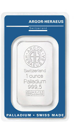 Sztabka palladu LBMA 1 oz (48h)