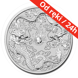 Moneta srebrna Australia 1 $ Dwa Smoki 2019 1 oz (24h)