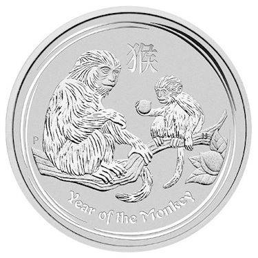 Moneta srebrna Rok Małpy 2016 2 oz (24h)
