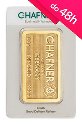 Sztabka złota CertiCard 100 g (48h) 