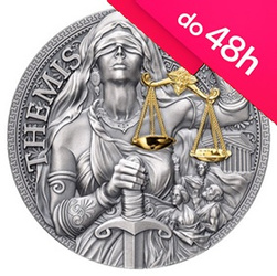 Srebrna moneta 2000 FRANKÓW TEMIDA - WIELKA MITOLOGIA GRECKA (48h)