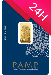 Sztabka złota PAMP 5 g (24h)