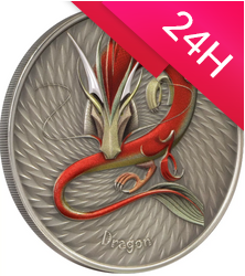 Srebrna moneta 2 $ Świat Kryptyd 