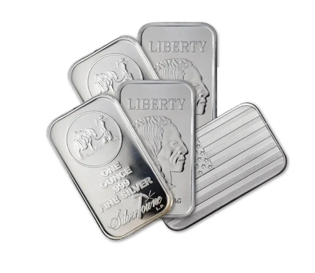 5 x sztabka srebra 1 oz (24h)