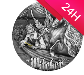 Srebrna moneta CZAS POGARDY - WIEDŹMIN 5$ (24h)