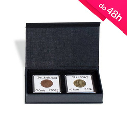 Pudełko AIRBOX na 2 monety w quadrum Leuchtturm + kapsle (48h)