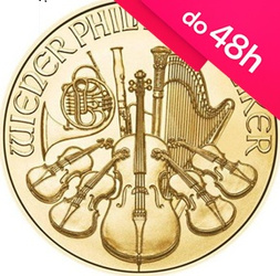 Moneta złota Wiedeński Filharmonik 2025 1/2 oz  (48h)