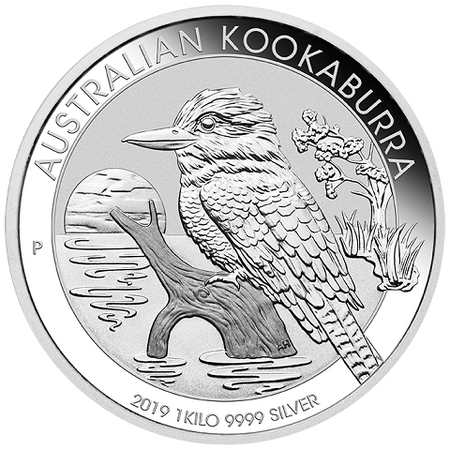Srebrna moneta Kookaburra 1 kg (24h)