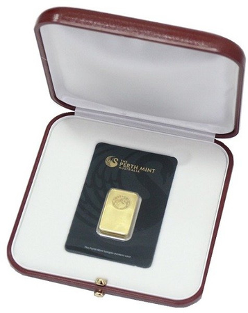 Etui na sztabkę CertiCard bordowe (48h)