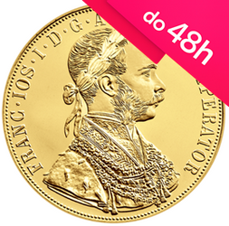 Moneta złota 4 Dukaty Austriackie 1915 / Czworak (48h) 