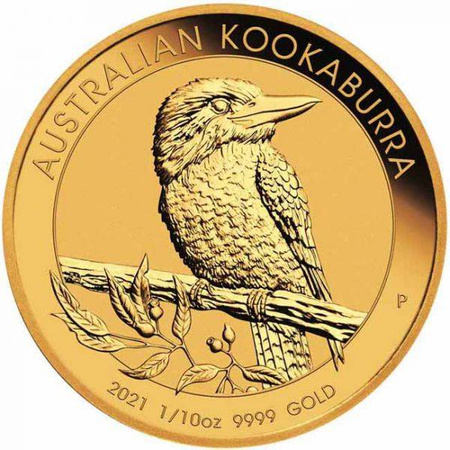 Moneta złota Kookaburra 1/10 oz (48h) 