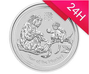 Srebrna moneta Rok Małpy 2016 1 kg (24h)