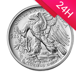 Palladowa moneta Amerykański Orzeł 1 oz (24h)