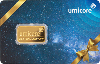 Sztabki złota CertiCard 2,5g NA PREZENT (24h)