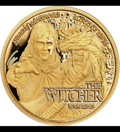 Złota moneta Krew Elfów 10$ - Wiedźmin 2022 1/10 oz (24h)