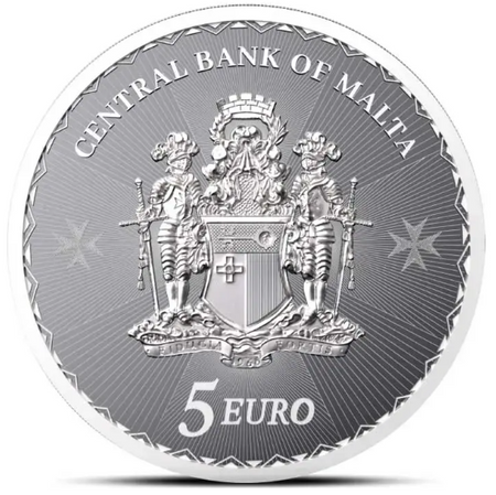 25 x moneta srebrna Maltese Cross, Malta 2024 1oz (24)