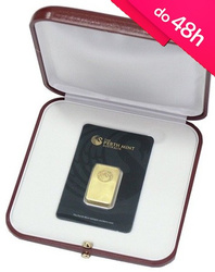 Etui na sztabkę CertiCard bordowe (48h)