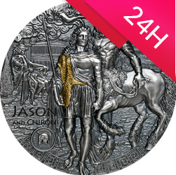 Srebrna moneta 5$ JAZON I CHIRON - ARGONAUCI